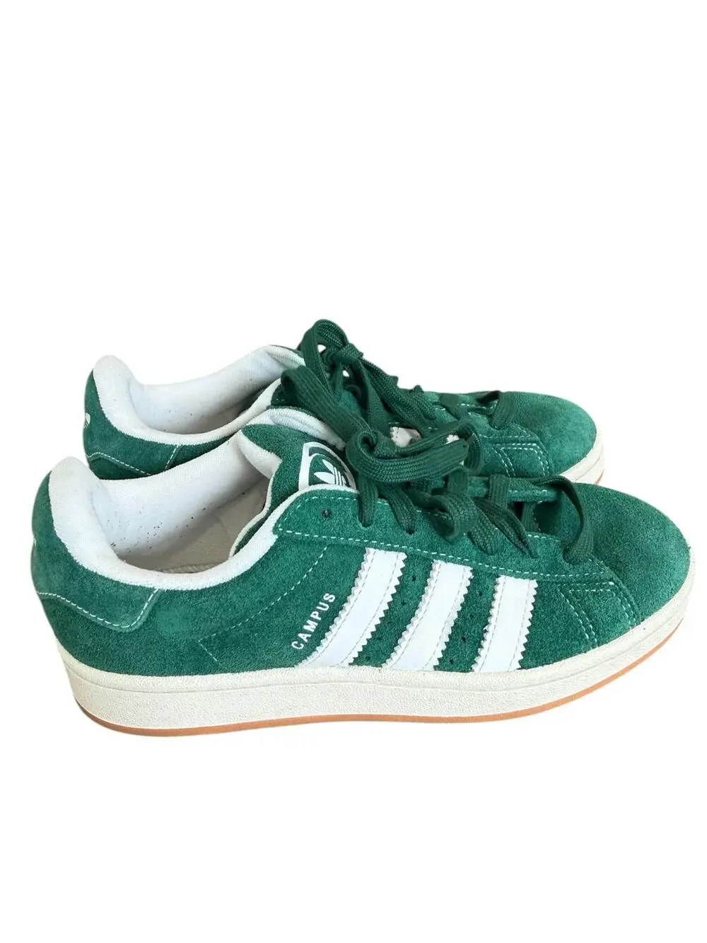 Adidas Campus 00s Dark Green Suede Gum Sneakers H03472 Men’s 6.5 Women’s 7.5